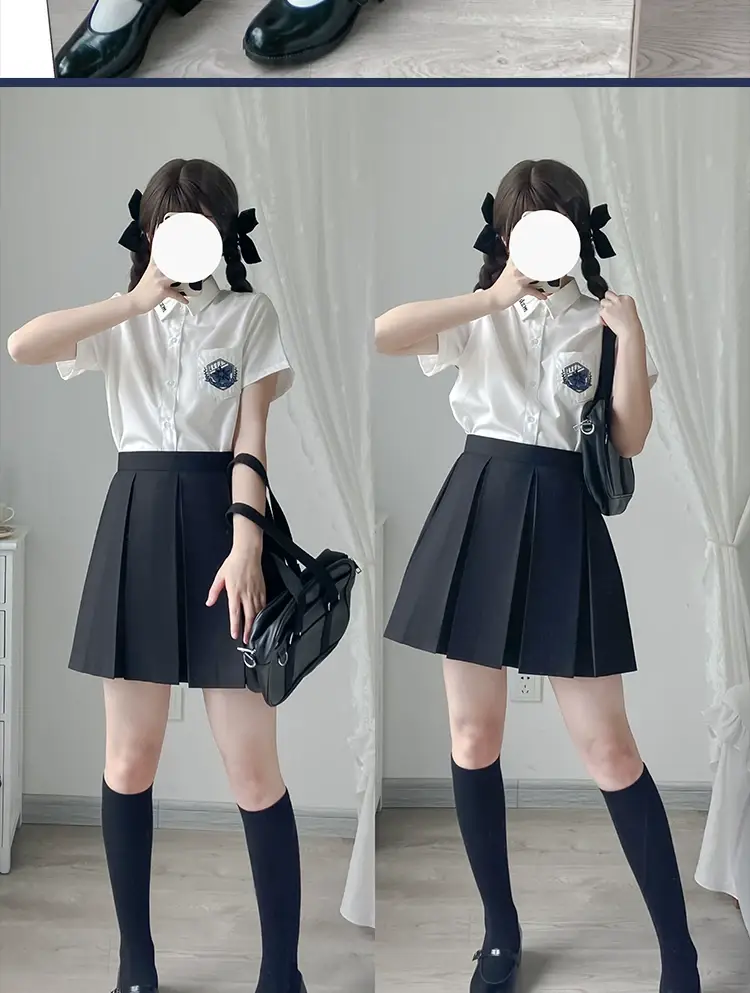 Spot wholesale original JK uniform eight box pleated skirt school for TR full box pleated Japanese uniform student skirt — feature 8