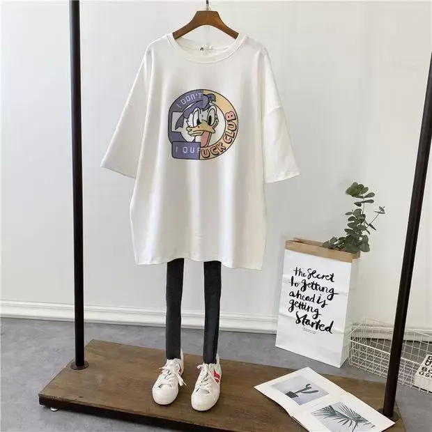 New Pregnant Women Breastfeeding T-Shirt Loose Moon Design — feature 13