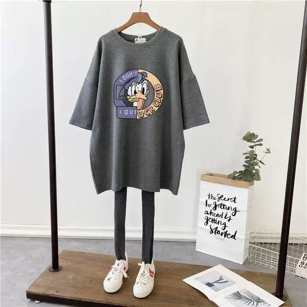 New Pregnant Women Breastfeeding T-Shirt Loose Moon Design — feature 15