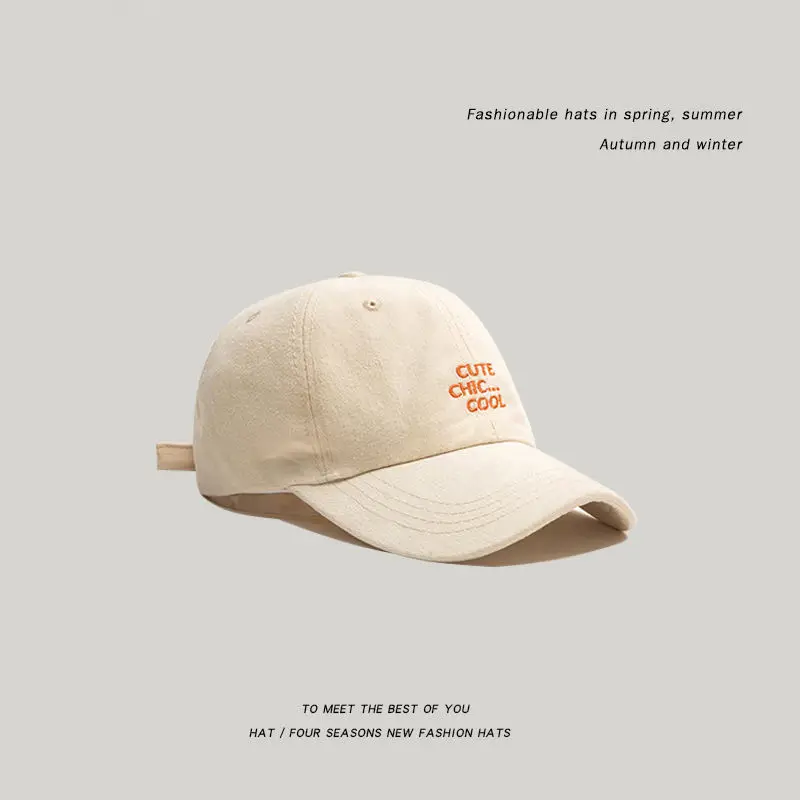 Women's Beige Adjustable Sunscreen Cap Baseball Hat - Image 3