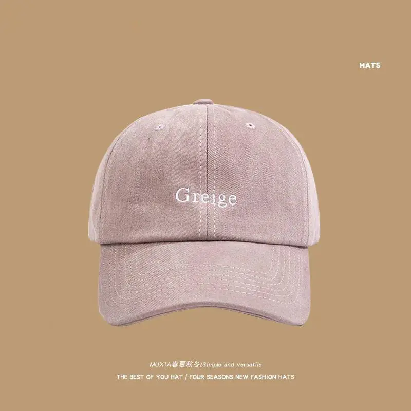 Women's Beige Adjustable Sunscreen Cap Baseball Hat - Image 5