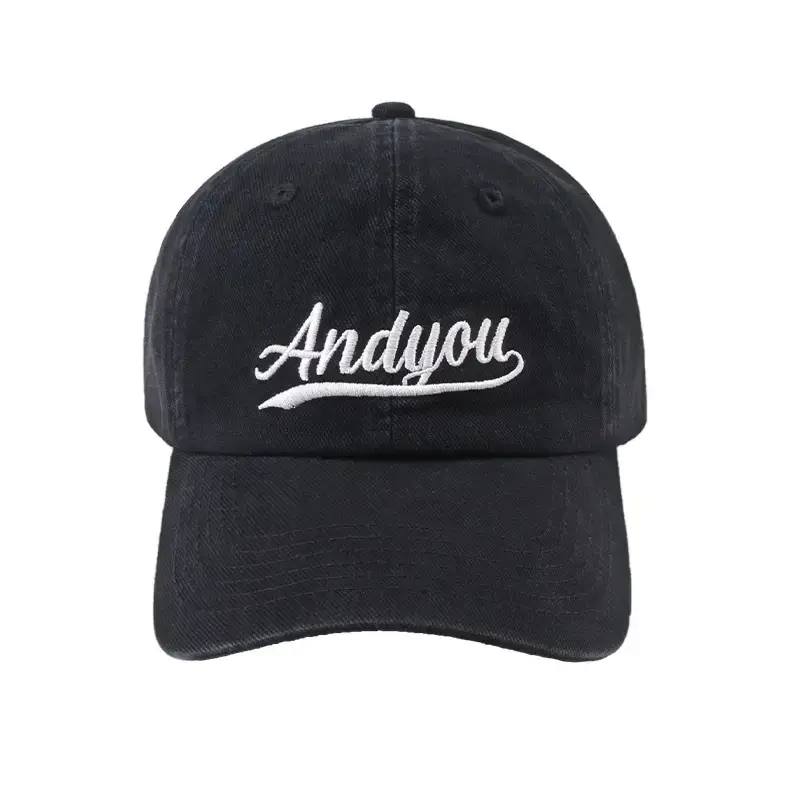 Embroidered Letter Baseball Cap Navy Blue Summer Sunshade - Image 8