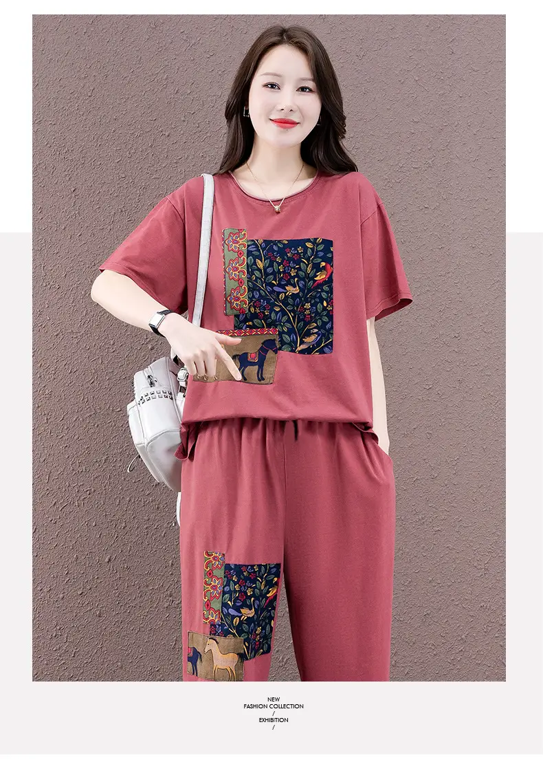 Women Printed Plus Size Summer 2026 Set — feature 10