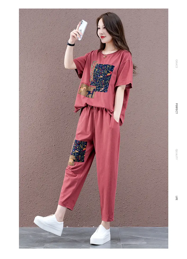 Women Printed Plus Size Summer 2026 Set — feature 11