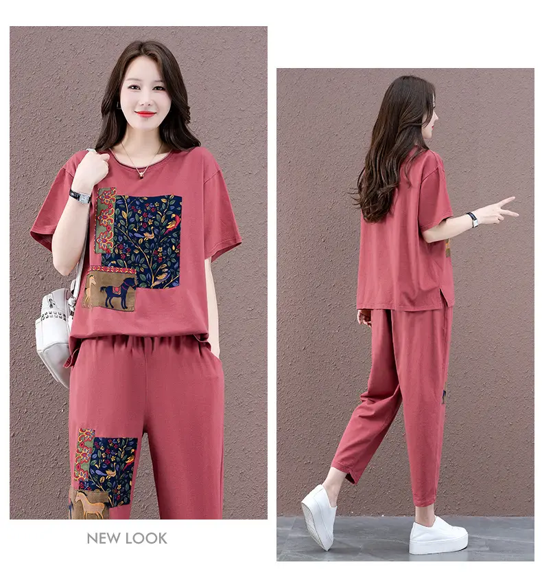 Women Printed Plus Size Summer 2026 Set — feature 12