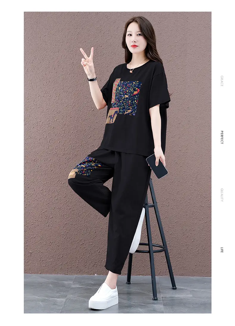 Women Printed Plus Size Summer 2026 Set — feature 16