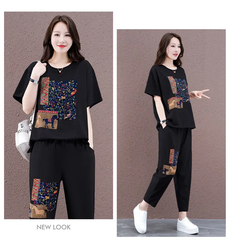 Women Printed Plus Size Summer 2026 Set — feature 17