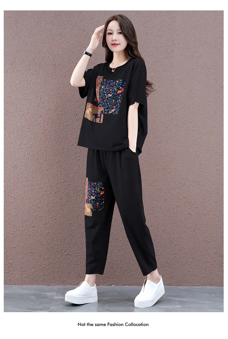 Women Printed Plus Size Summer 2026 Set — feature 18
