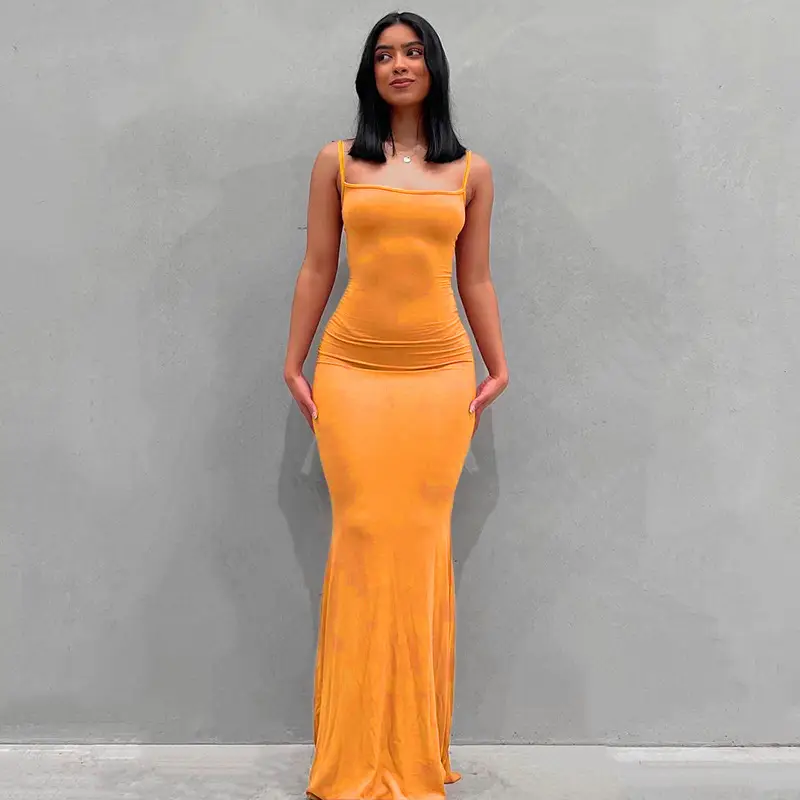 Women's 2022 Kardashian Skims Dress Pink Slim Fit - Image 3