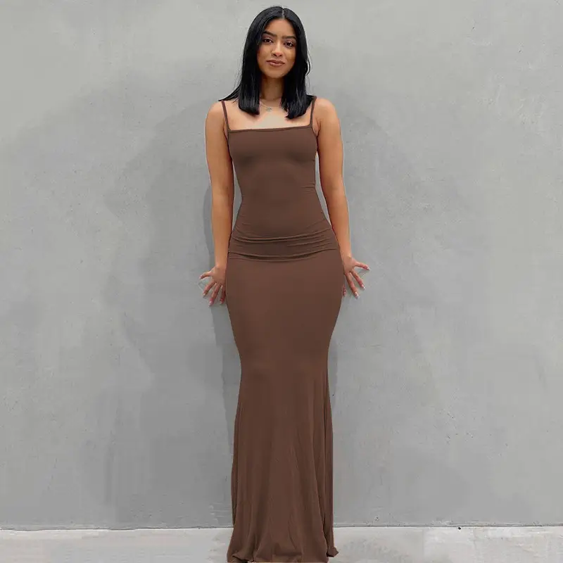 Women's 2022 Kardashian Skims Dress Pink Slim Fit - Image 8