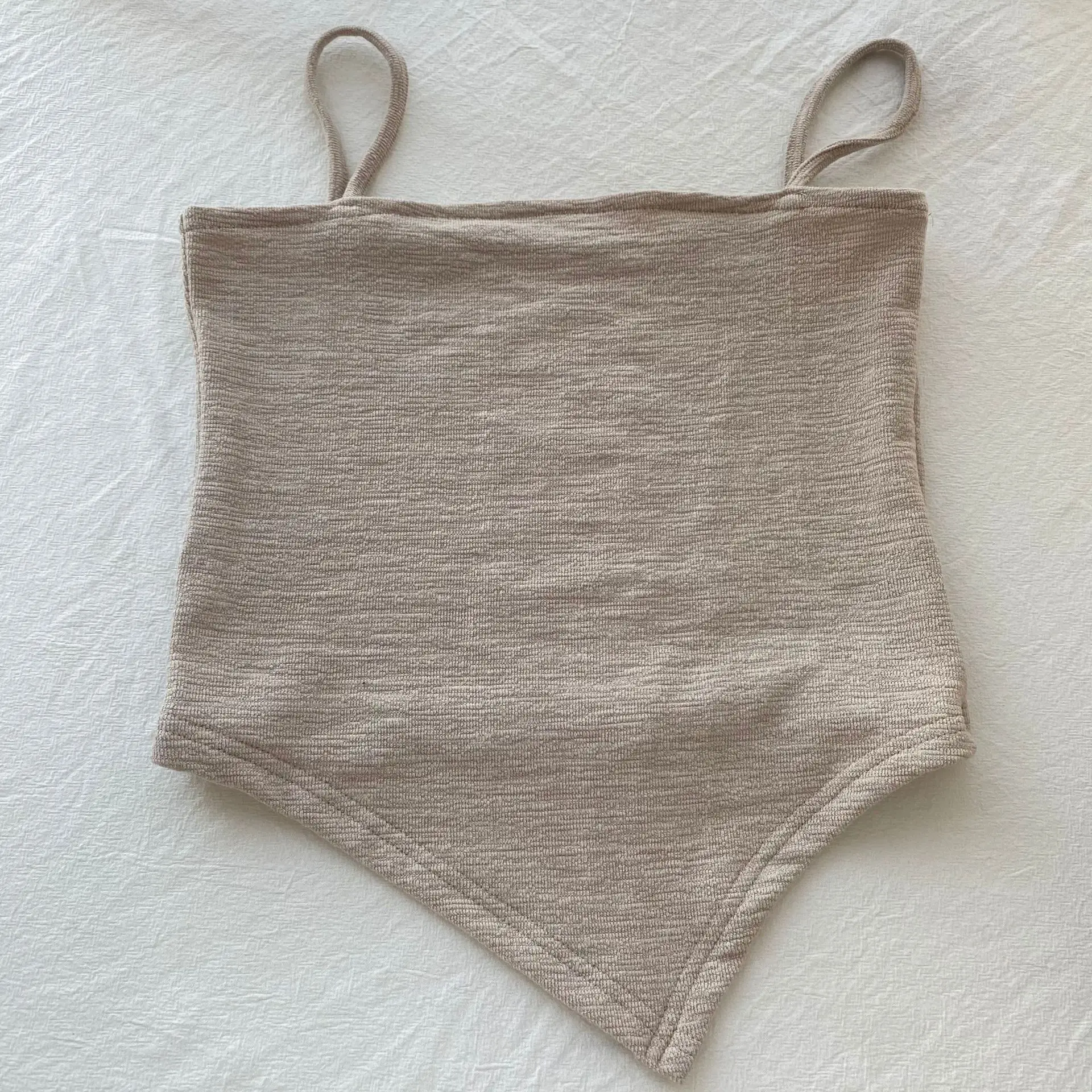 Wind Belly Strap Lower Triangle Bra Set