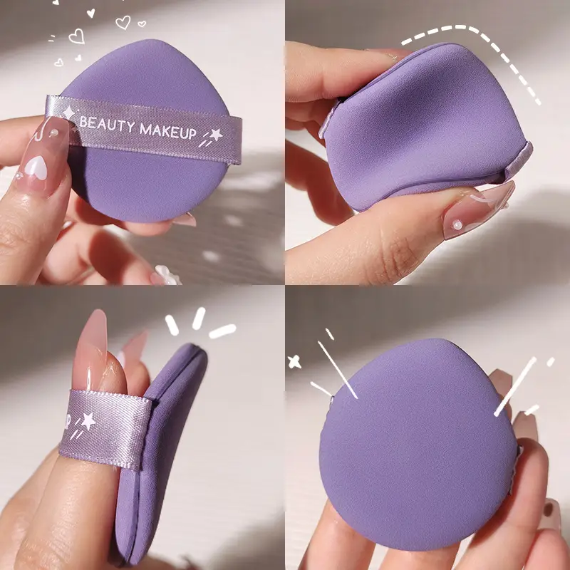 Air Cushion Beauty Makeup Sponge Purple 2 Pack - Image 5
