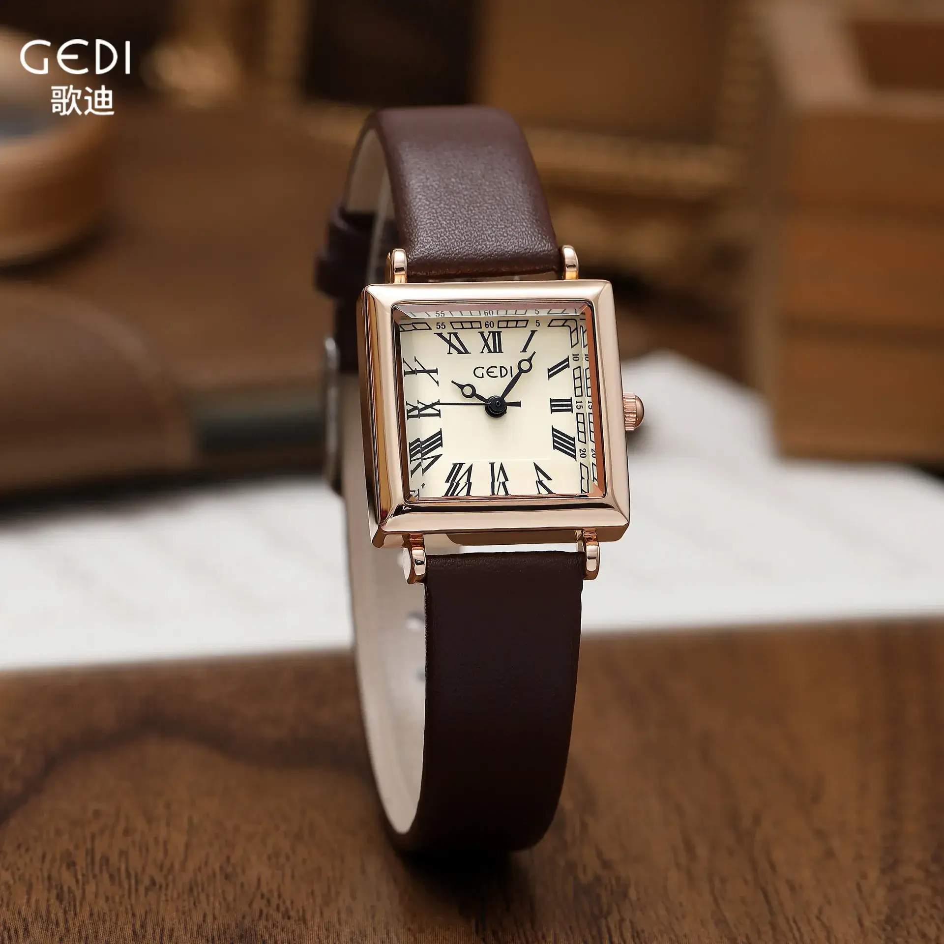 Goldie Gedi Student Vintage Watch Women's Waterproof Quartz Watch - Image 6