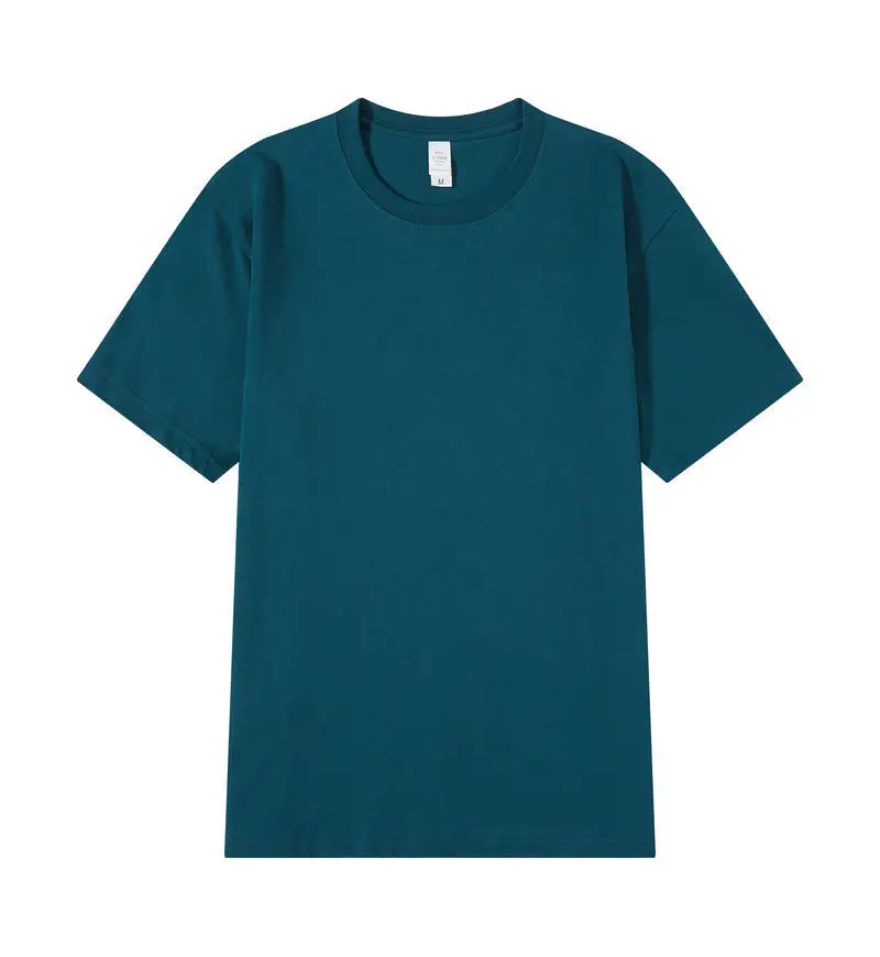 240g Xinjiang Cotton Long Sleeve T-Shirt Green - Image 11