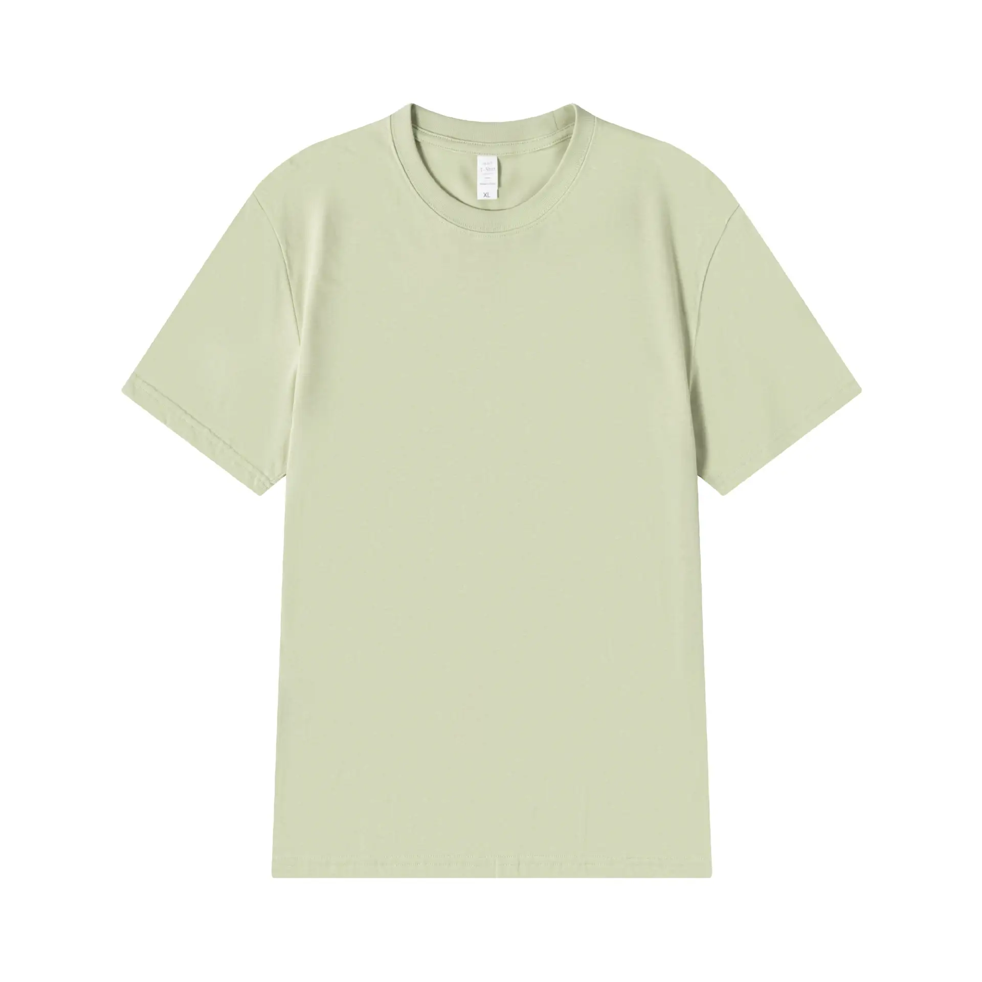 240g Xinjiang Cotton Long Sleeve T-Shirt Green - Image 18