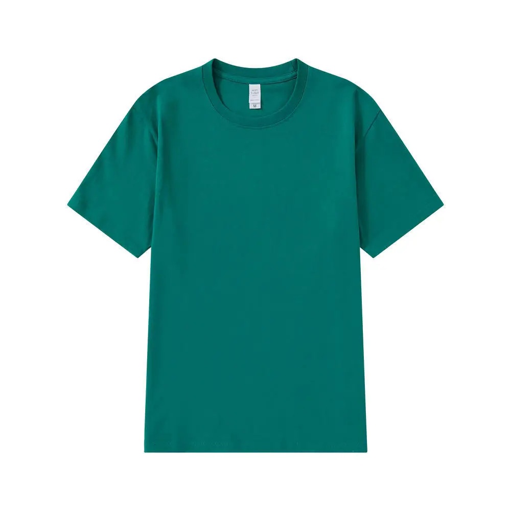 240g Xinjiang Cotton Long Sleeve T-Shirt Green - Image 7