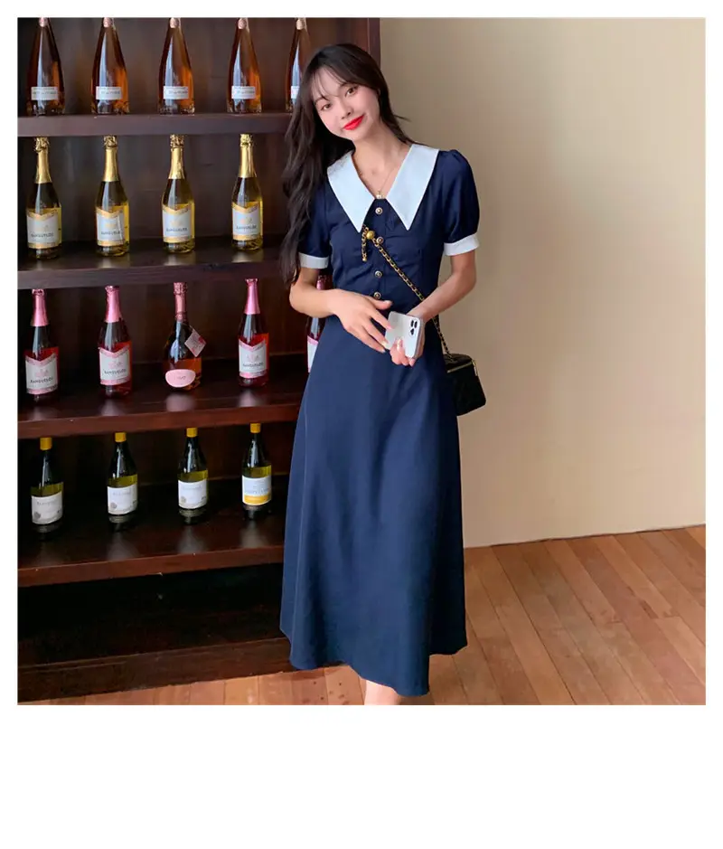 2025 French Retro Little Black Skirt Dress for Women — feature 10