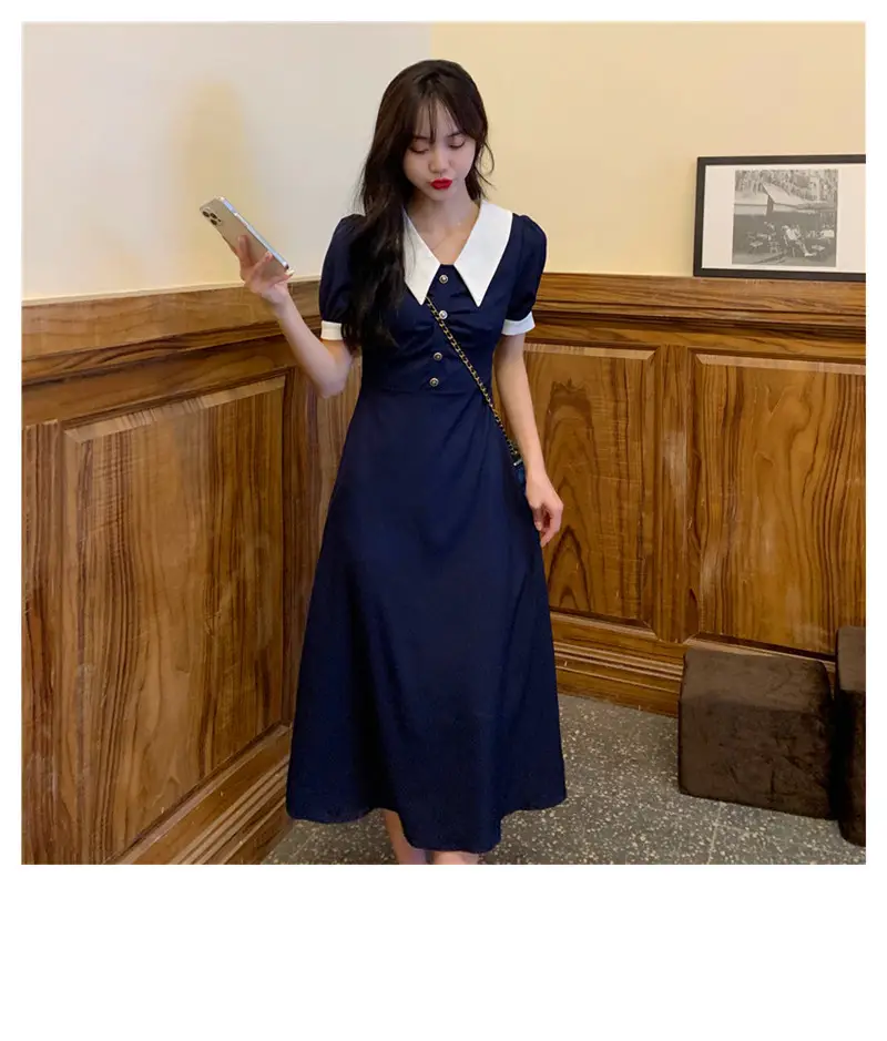 2025 French Retro Little Black Skirt Dress for Women — feature 12