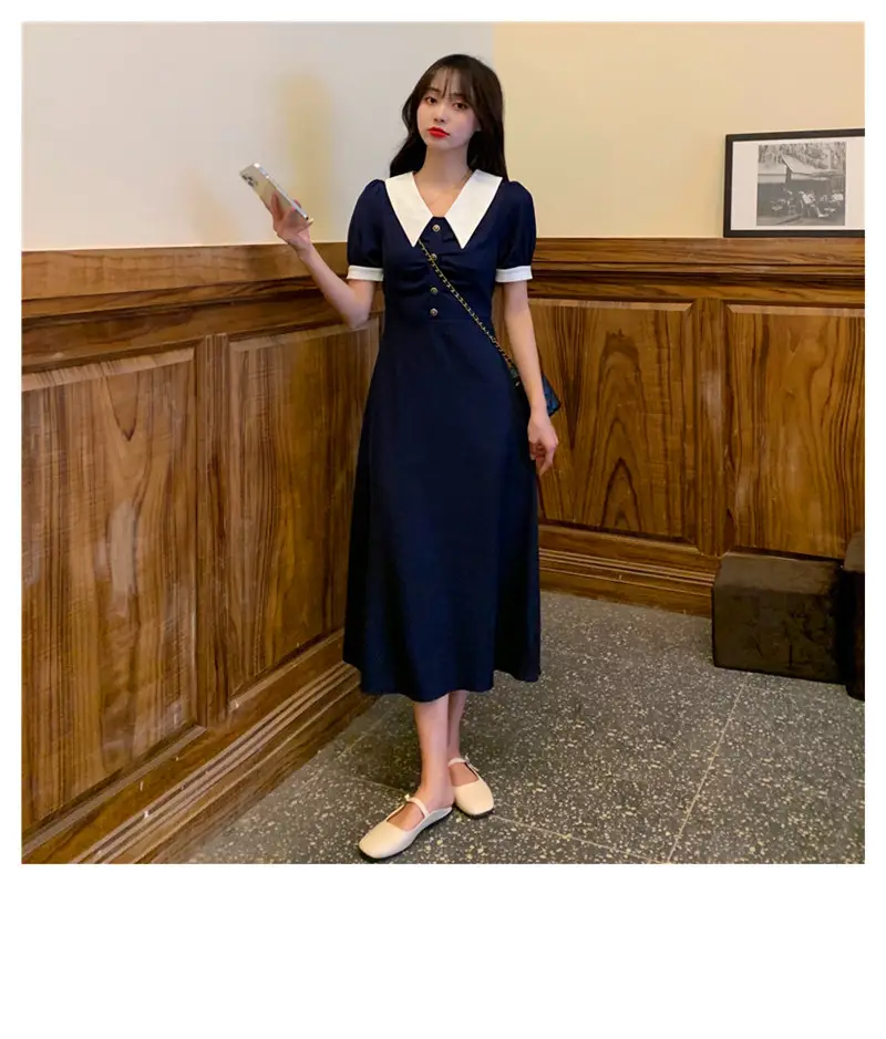 2025 French Retro Little Black Skirt Dress for Women — feature 13