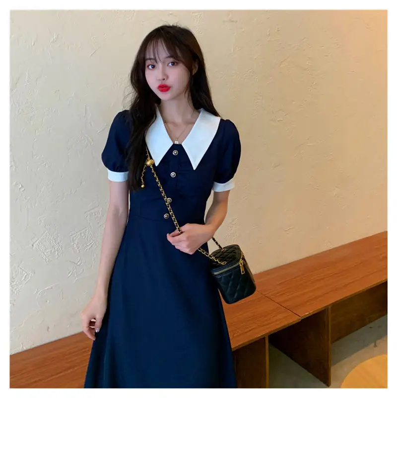2025 French Retro Little Black Skirt Dress for Women — feature 14