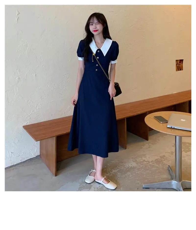 2025 French Retro Little Black Skirt Dress for Women — feature 17