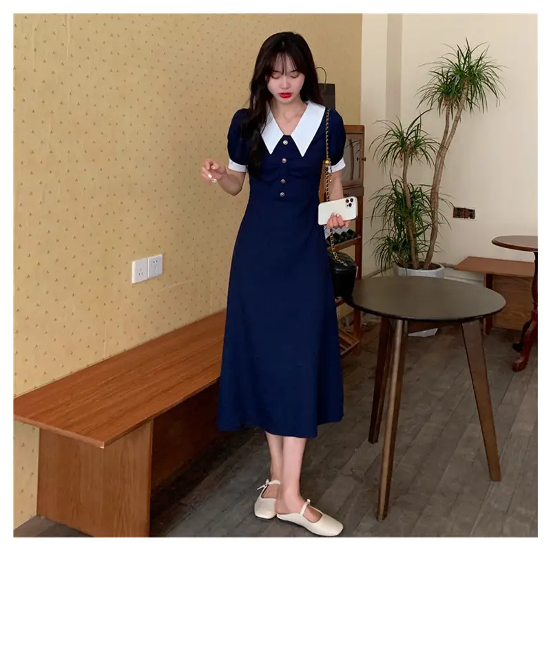 2025 French Retro Little Black Skirt Dress for Women — feature 2
