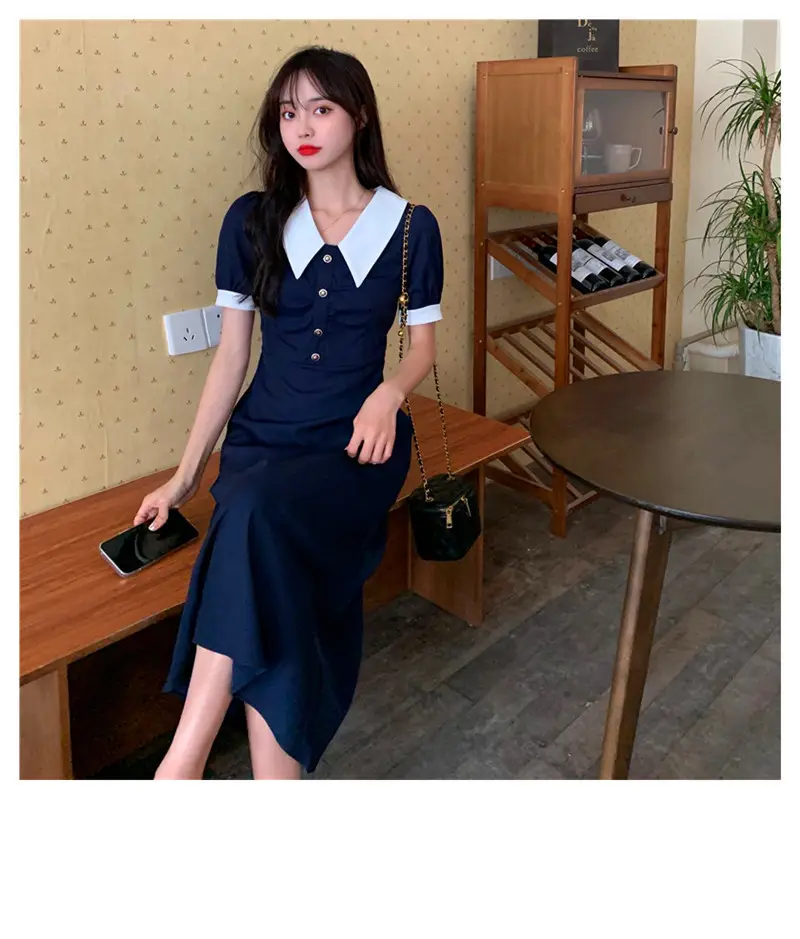 2025 French Retro Little Black Skirt Dress for Women — feature 3
