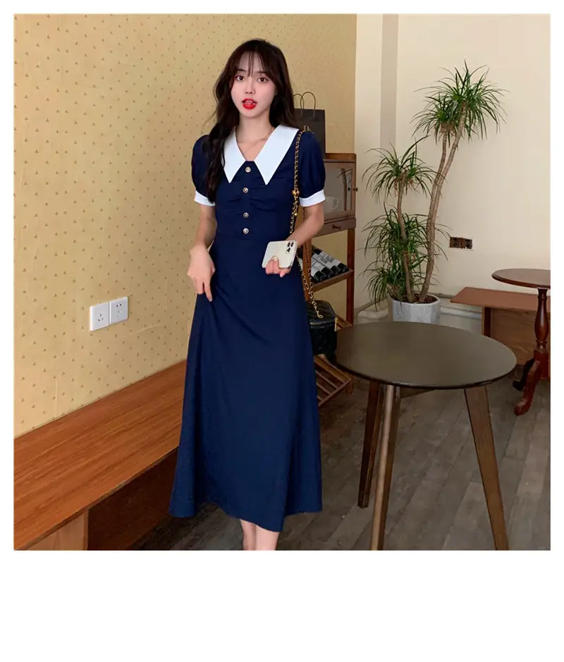 2025 French Retro Little Black Skirt Dress for Women — feature 4