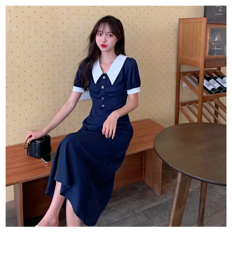 2025 French Retro Little Black Skirt Dress for Women — feature 8
