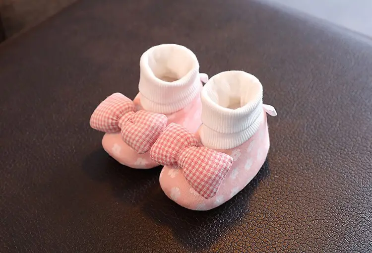 Baby Pink Bow Shoes for 0-1 Year Old — feature 15