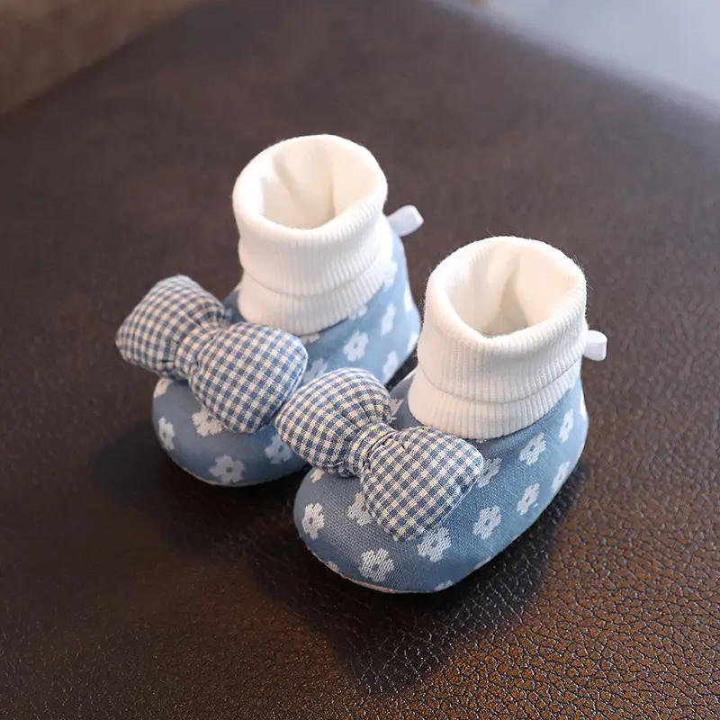 Baby Pink Bow Shoes for 0-1 Year Old