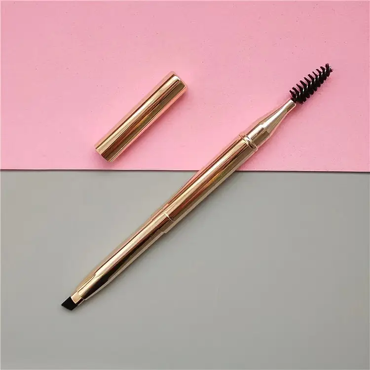Eyebrow Powder Brush Angled Sweep Brush with Cover - Image 10