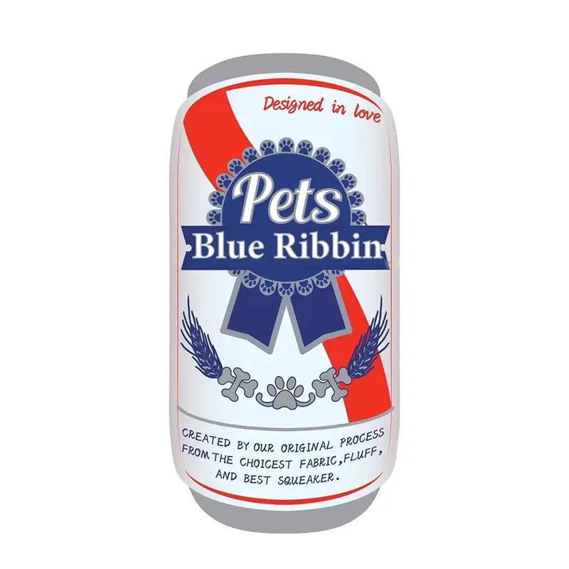 Factory Direct supply plush elastic bite-resistant pet supplies plush cans dog relieving stuffy self-Hi sound toys
