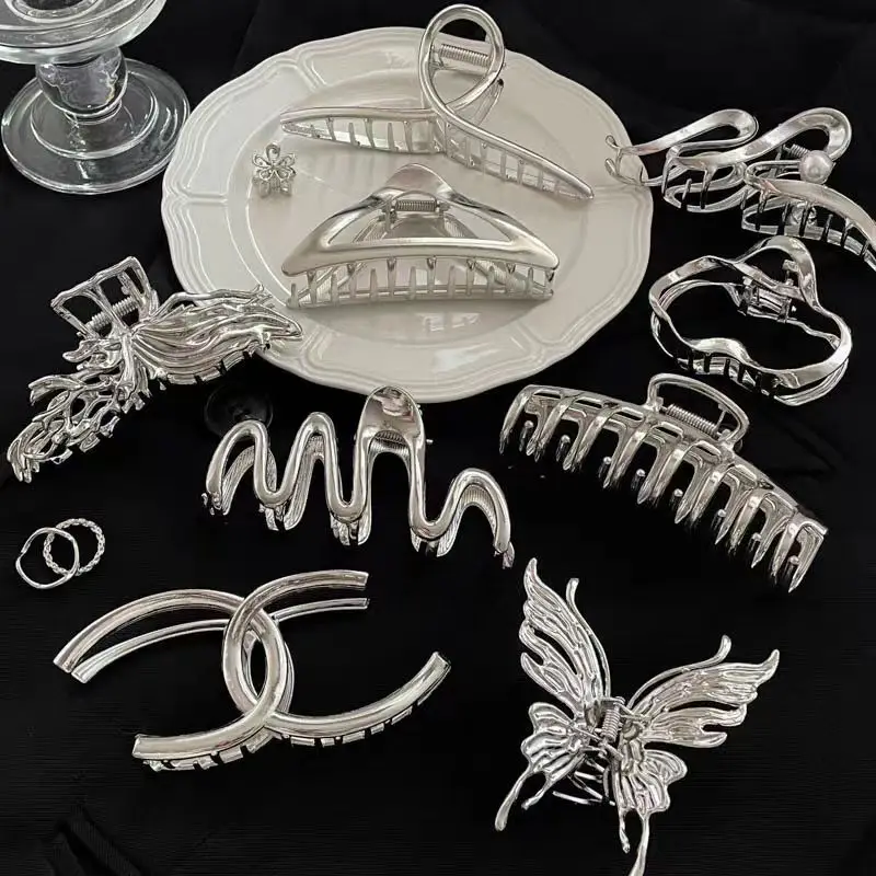 Korean Style Metal Hair Clip 13cm Large - Image 21
