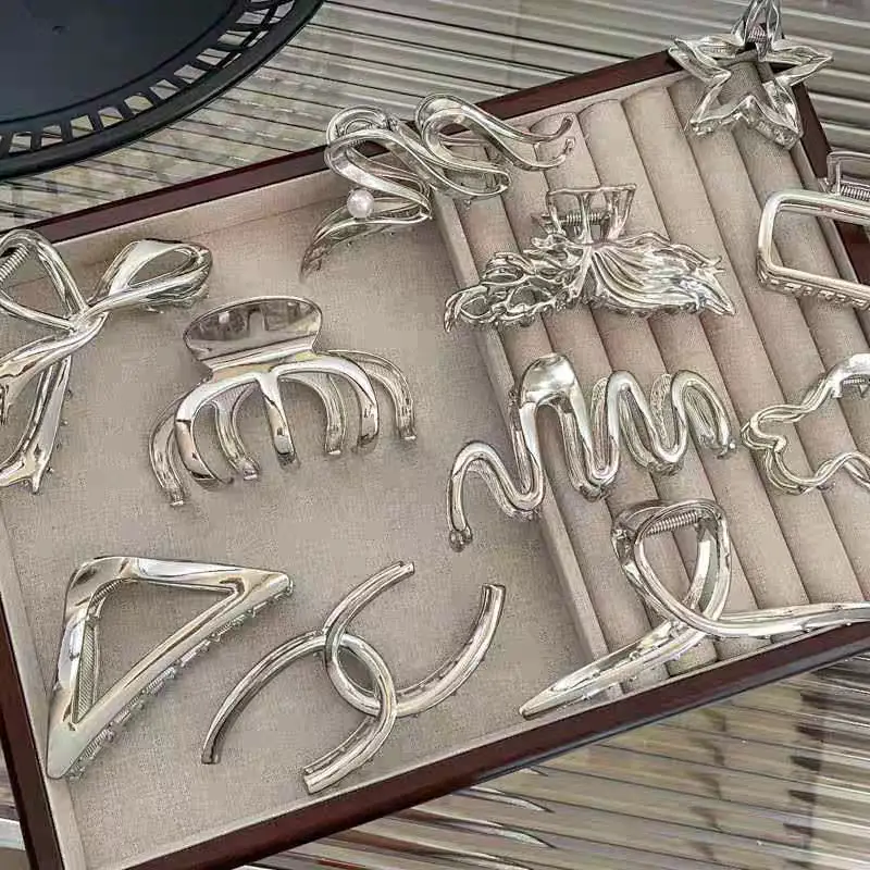 Korean Style Metal Hair Clip 13cm Large - Image 23