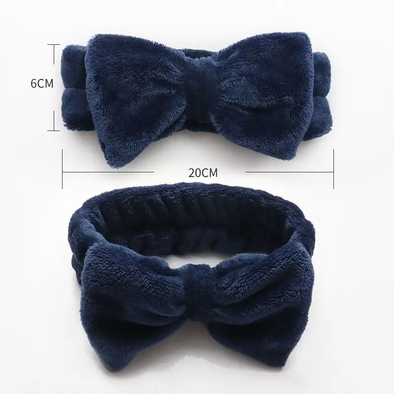 Purple Velvet Bow Headband for Women - Image 18