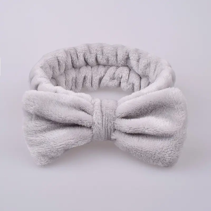 Purple Velvet Bow Headband for Women - Image 11
