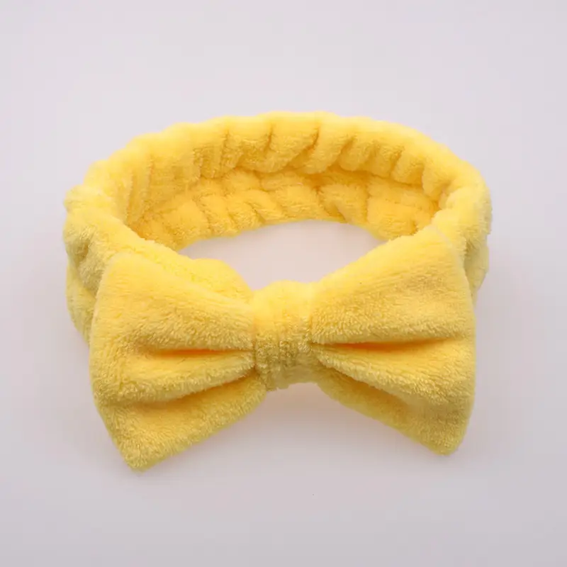 Purple Velvet Bow Headband for Women - Image 2