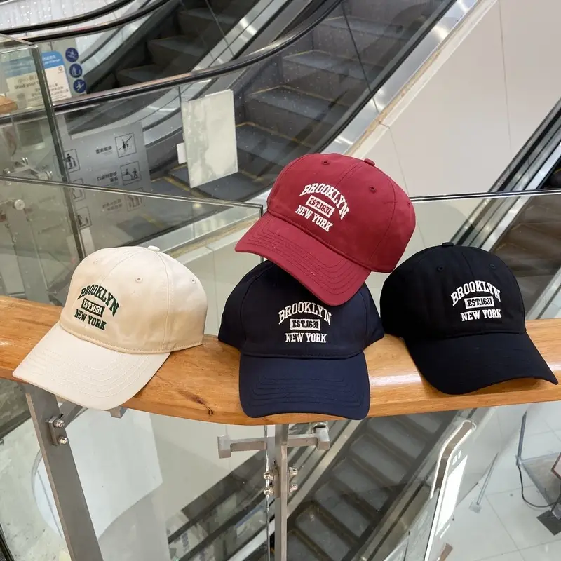 Women Red Korean-style Baseball Cap Summer - Image 6