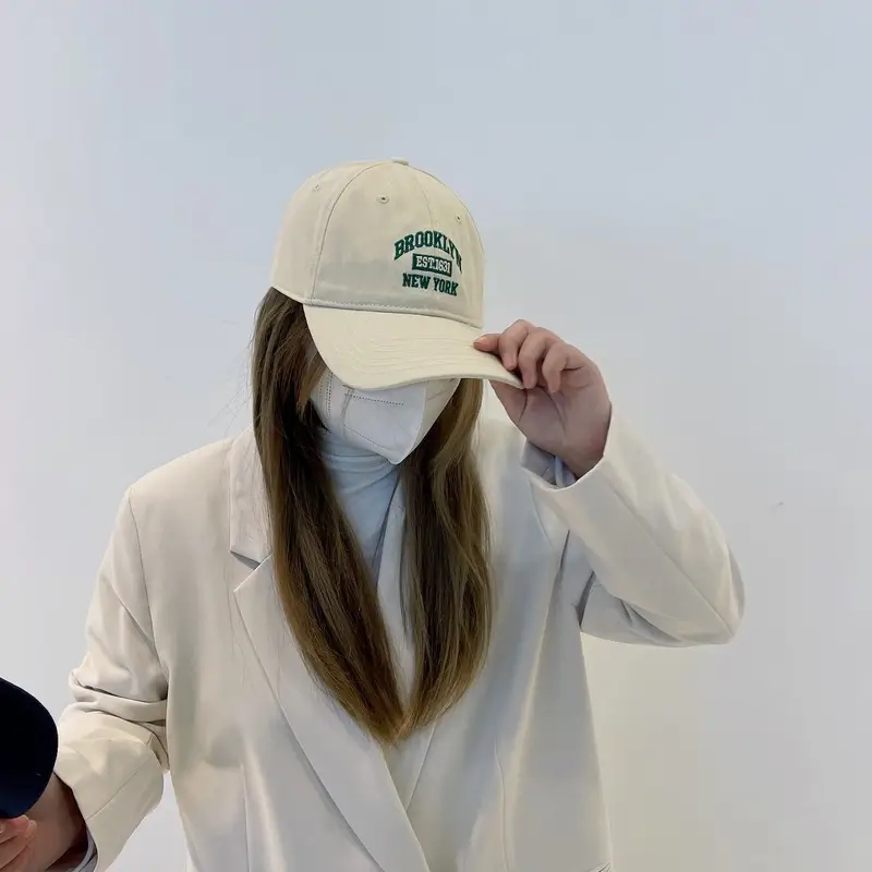 Women Red Korean-style Baseball Cap Summer - Image 2