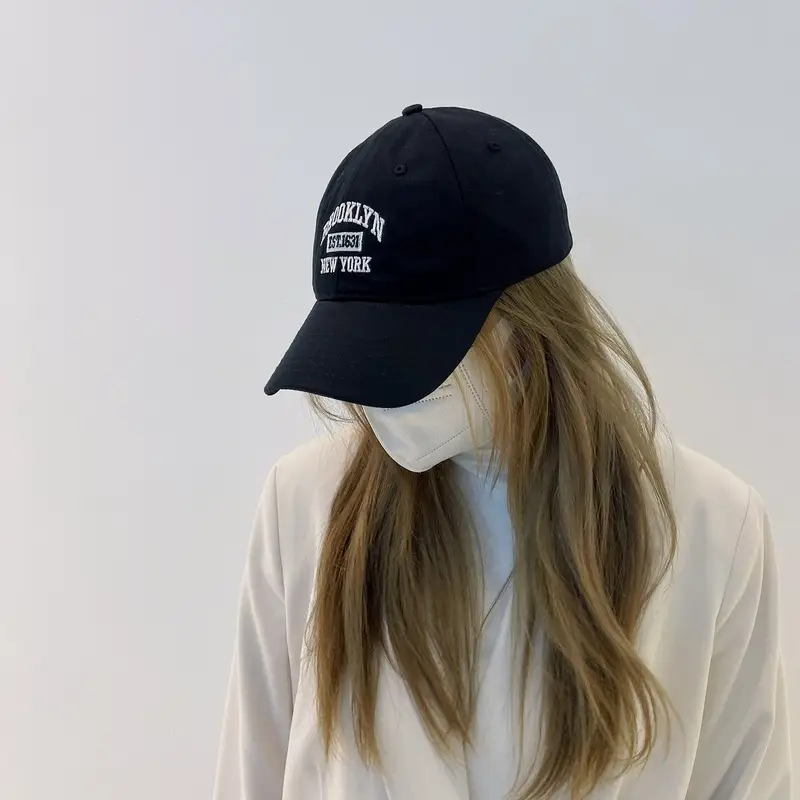 Women Red Korean-style Baseball Cap Summer - Image 4