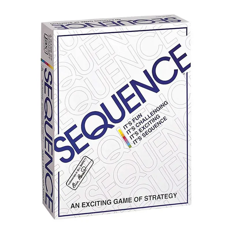 English Version Sequence Classic Sequence Fancy Backgammon Board Game Party Game Card