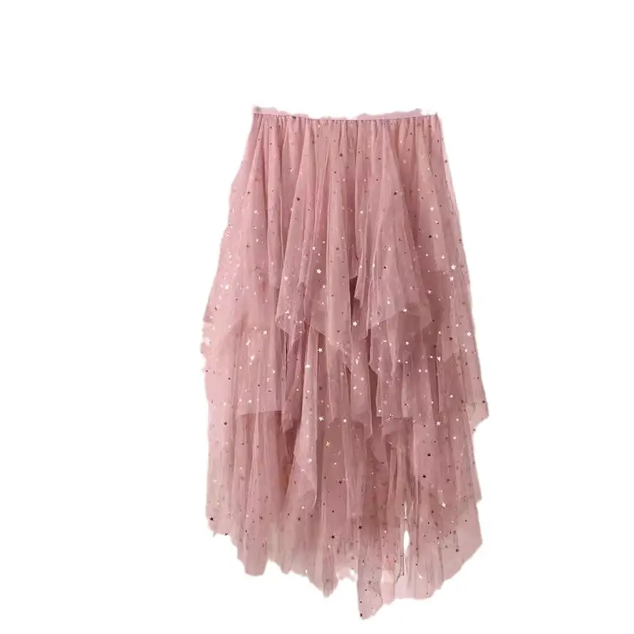 Star Mesh Pettiskirt Skirt Women's Autumn Wear