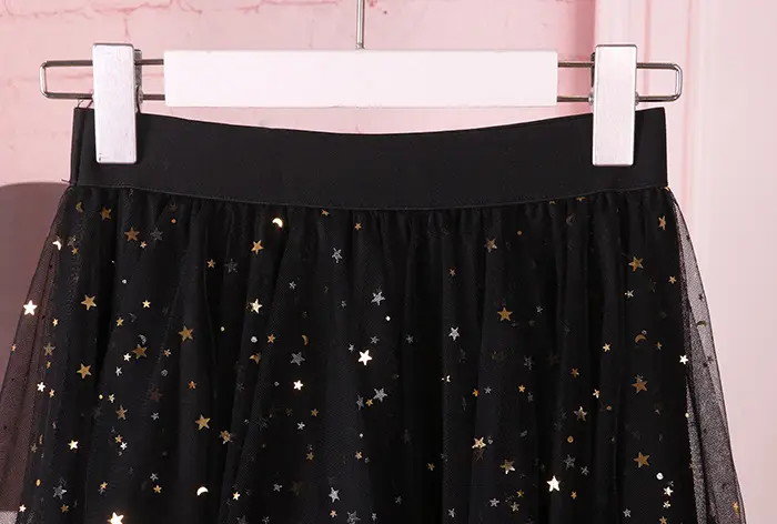 Star Mesh Pettiskirt Skirt Women's Autumn Wear — feature 13