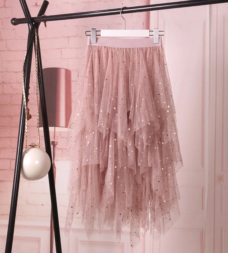 Star Mesh Pettiskirt Skirt Women's Autumn Wear — feature 2