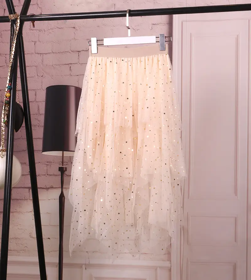 Star Mesh Pettiskirt Skirt Women's Autumn Wear — feature 3