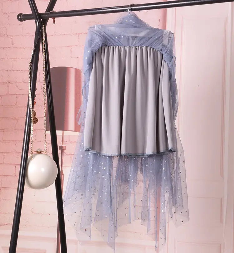 Star Mesh Pettiskirt Skirt Women's Autumn Wear — feature 7