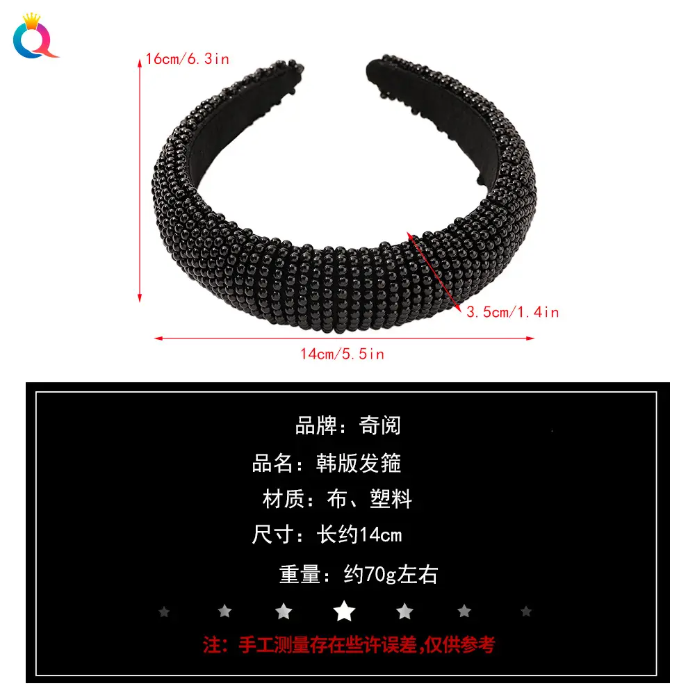 Pearl & Crystal Pearl Headband for Women