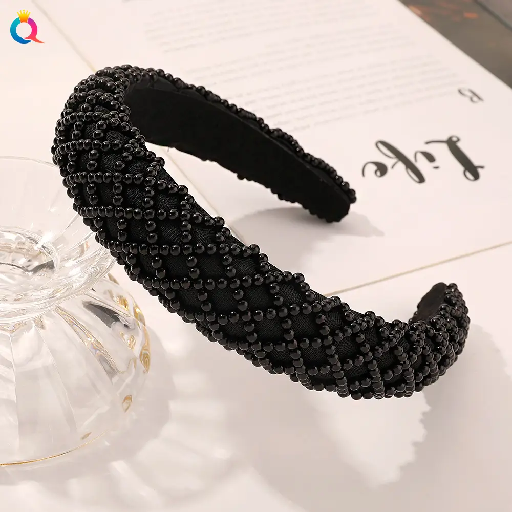 Pearl & Crystal Pearl Headband for Women