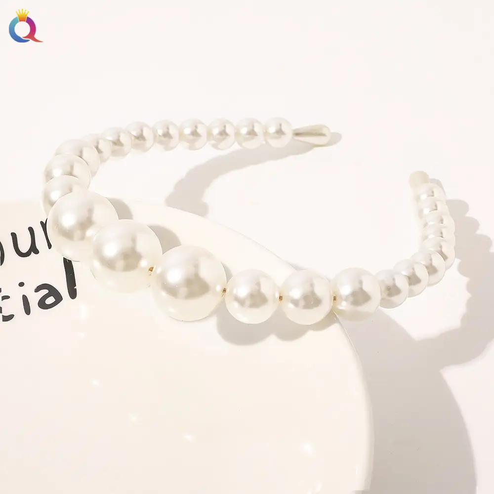 Pearl & Crystal Pearl Headband for Women